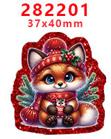 Wholesale Random 30pcs Christmas Cartoon Series Acrylic Flatback