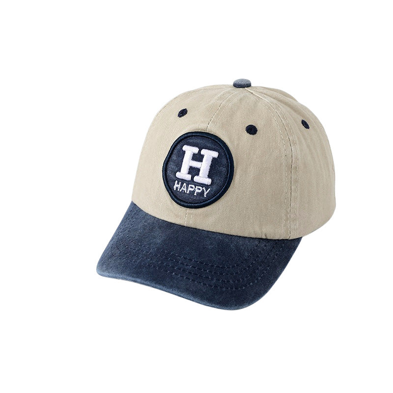 Wholesale Children's washed embroidered baseball cap