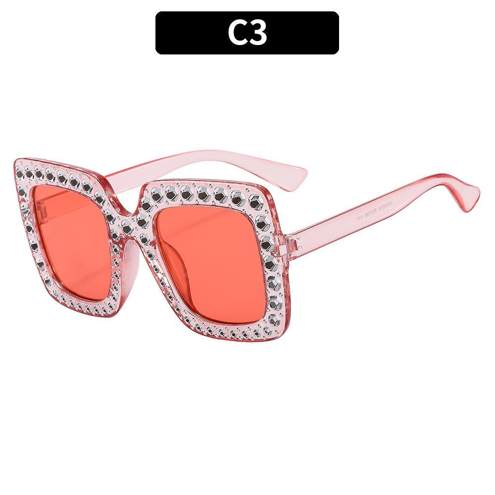 Wholesale Box Diamond PC Sunglasses