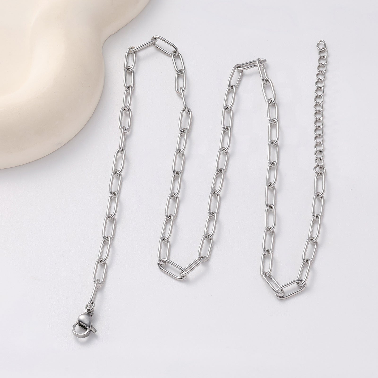 Wholesale Stainless steel gold-plated titanium steel chain