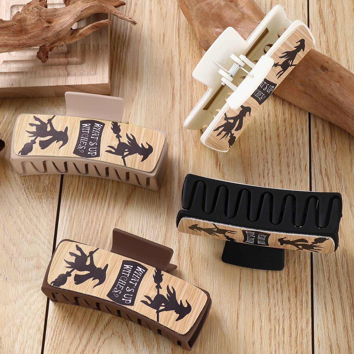 Wholesale  large square hairpin shark grip Hair Clips