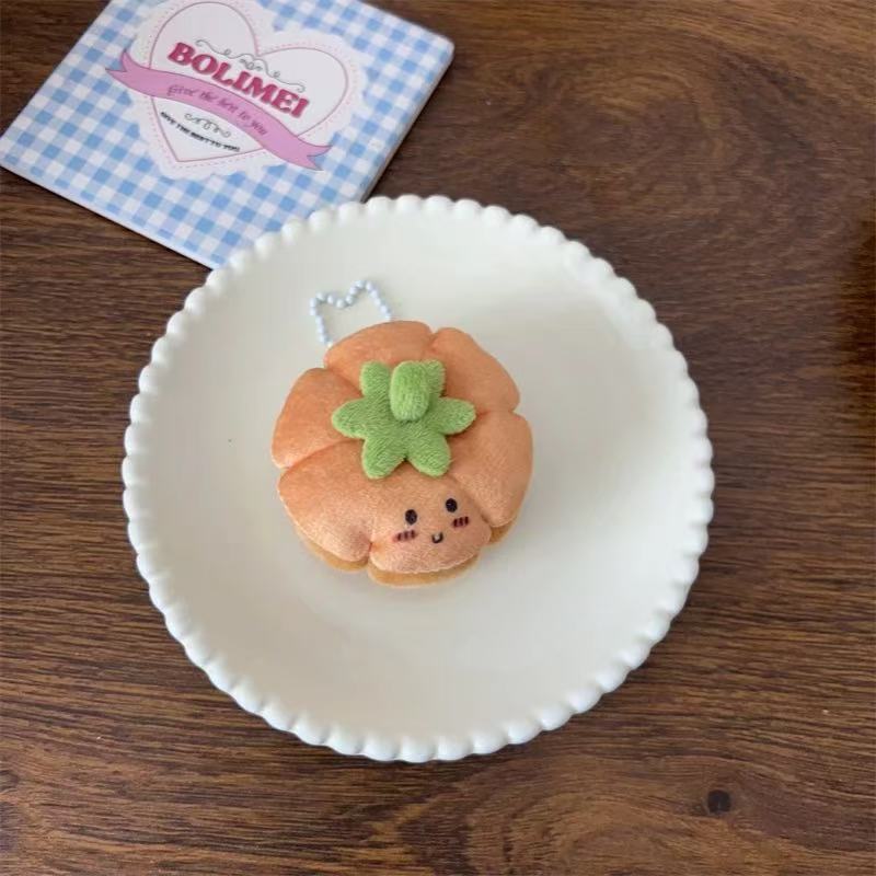 Wholesale Fun cartoon vegetables and fruits keychain