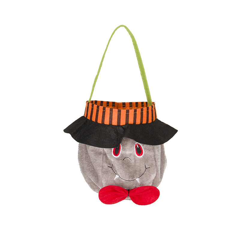 Wholesale Halloween Decorations, Witch Pumpkin Tote Bags Candy Cloth Bag