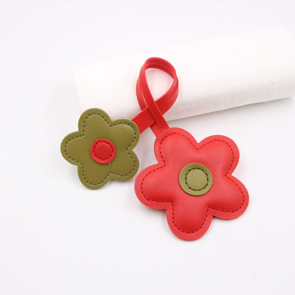 Wholesale Cherry Blossom Cute Animal Leather Bag Charm Pendant Stylish Fashion Accessory For Everyday Use And Resale