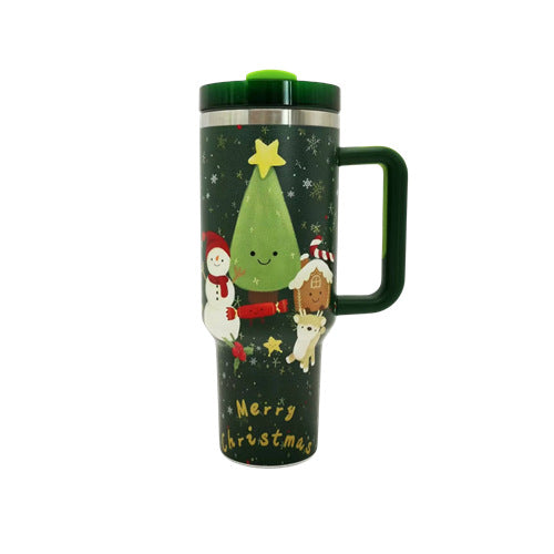 Wholesale Tumbler Ice Bullies Cup  Christmas Thermos Cup Straw Cup 40OZ Car Cup Ice Cup