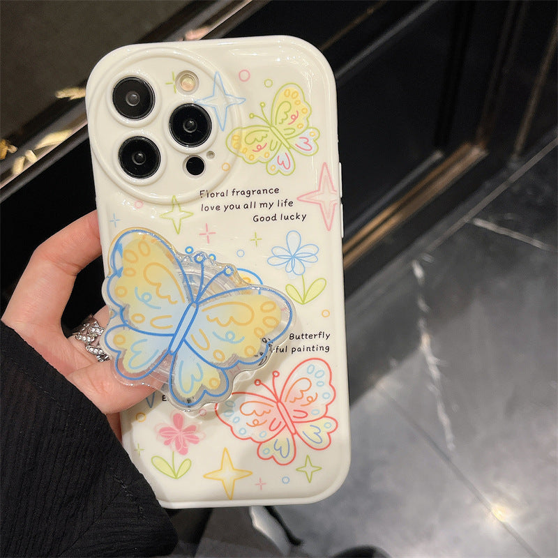 Wholesale Acrylic Phone Airbag Stand Ins Lazy Grip Cushion Adhesive Ring Holder For Phone Case Trendy Fashion Accessory Gift