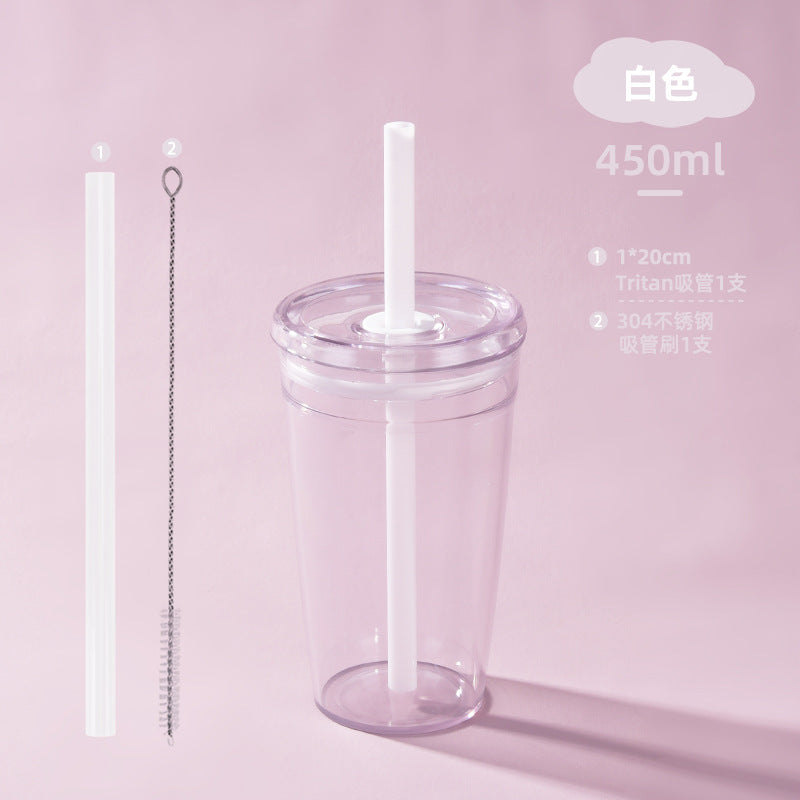 Wholesale Candy colored straw water cup