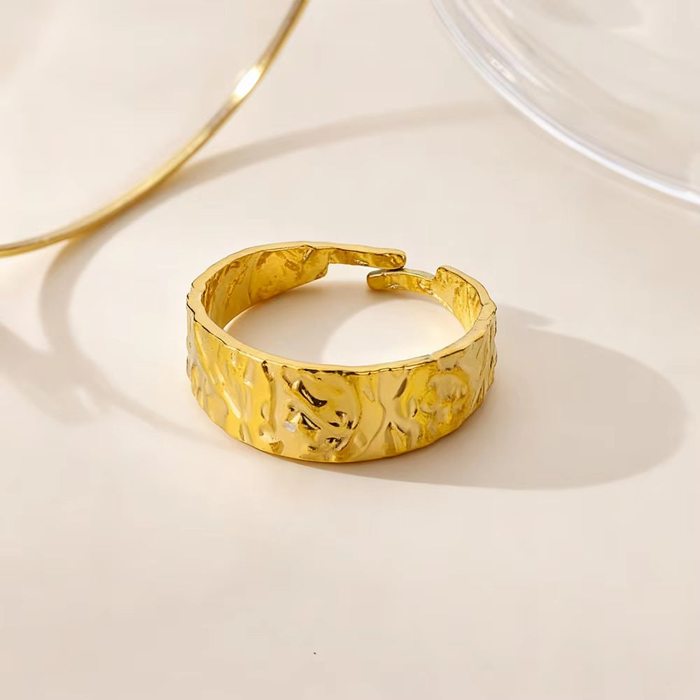 Wholesale Stainless Steel Ring Niche Design Luxury Ring