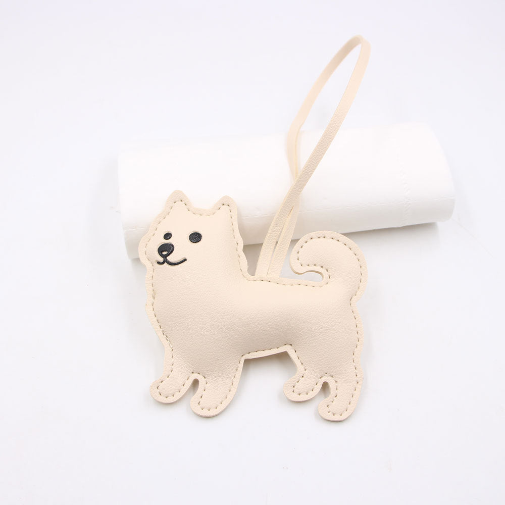 Wholesale Trendy Korean Style Artificial Leather Animal Pendant Bag Charm Decorative Fashion Accessory For Bags And Keychains