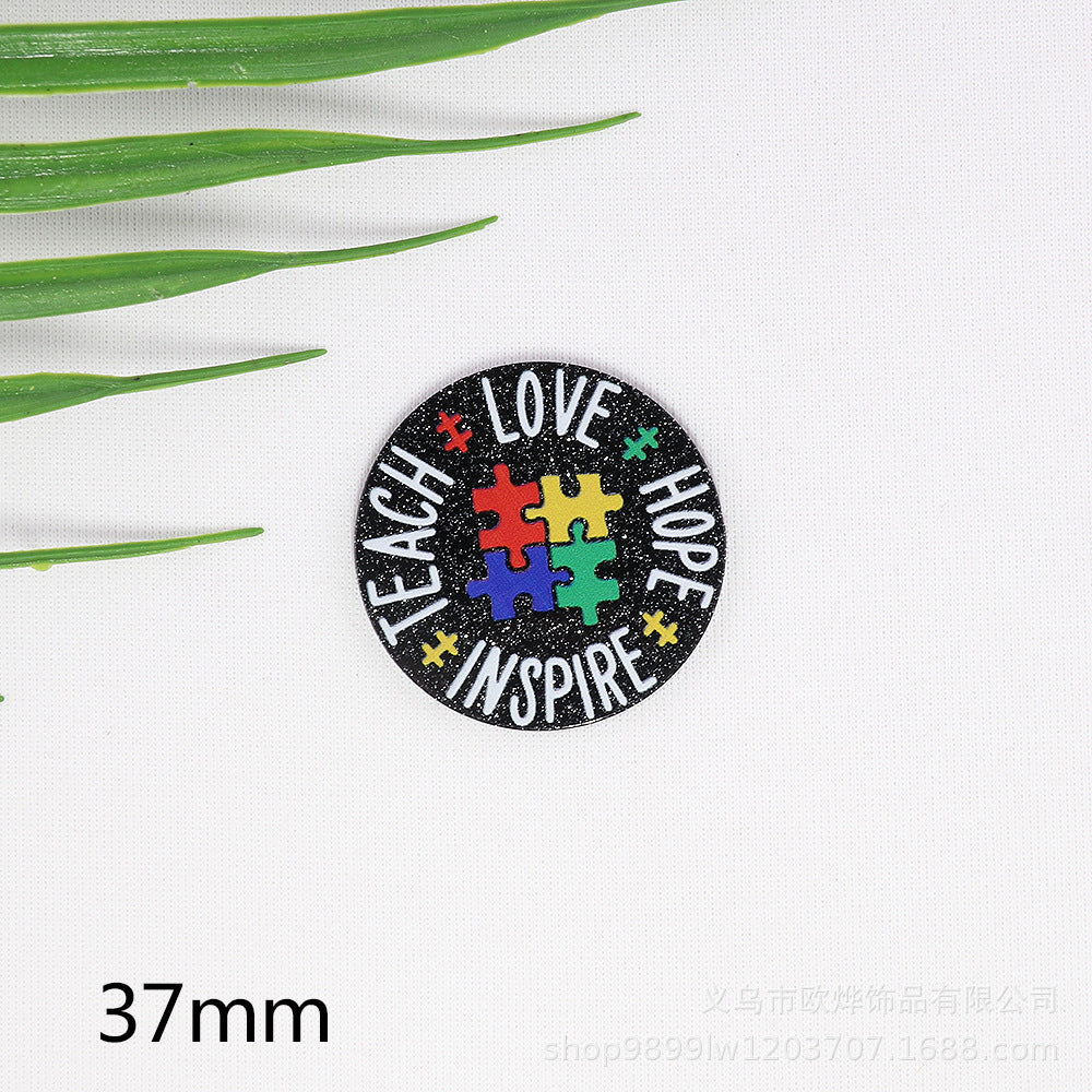 Wholesale 10PCS FlatBack Loose Powder Cartoon Drink Bag Acrylic Pin Cute Object DIY Accessories