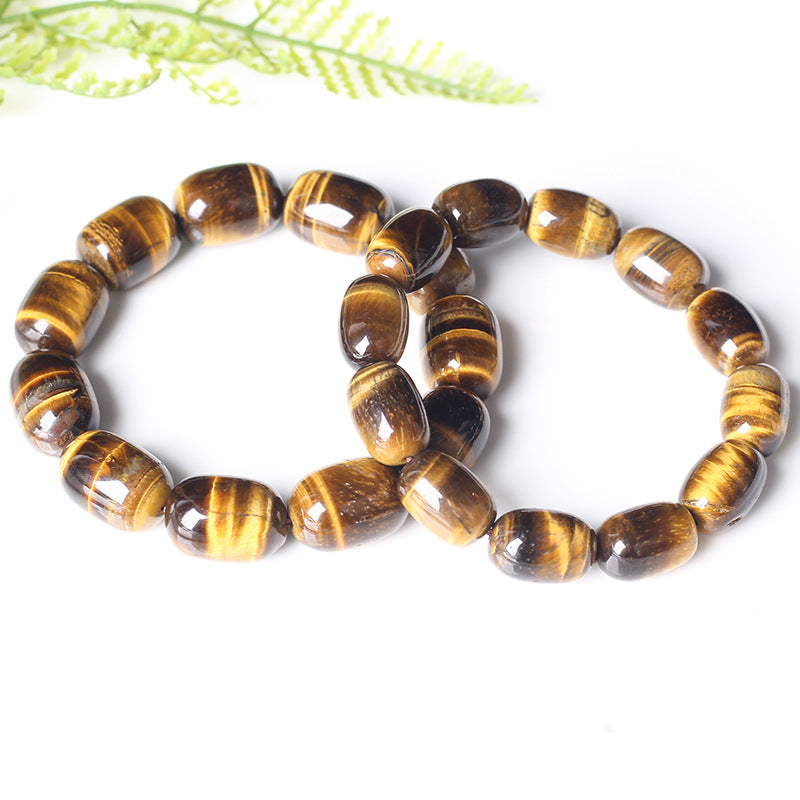 Wholesale Raw Ore Yellow Tiger Stone Bracelets