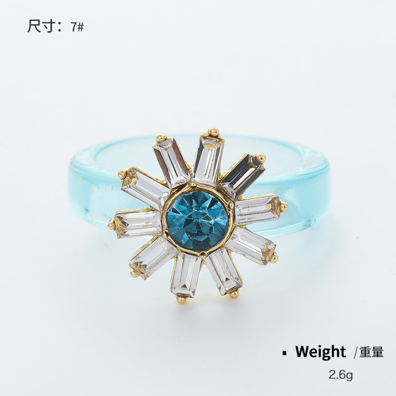 Wholesale Blue Coast Conch Diamond Summer Ocean Set  Alloy Necklace