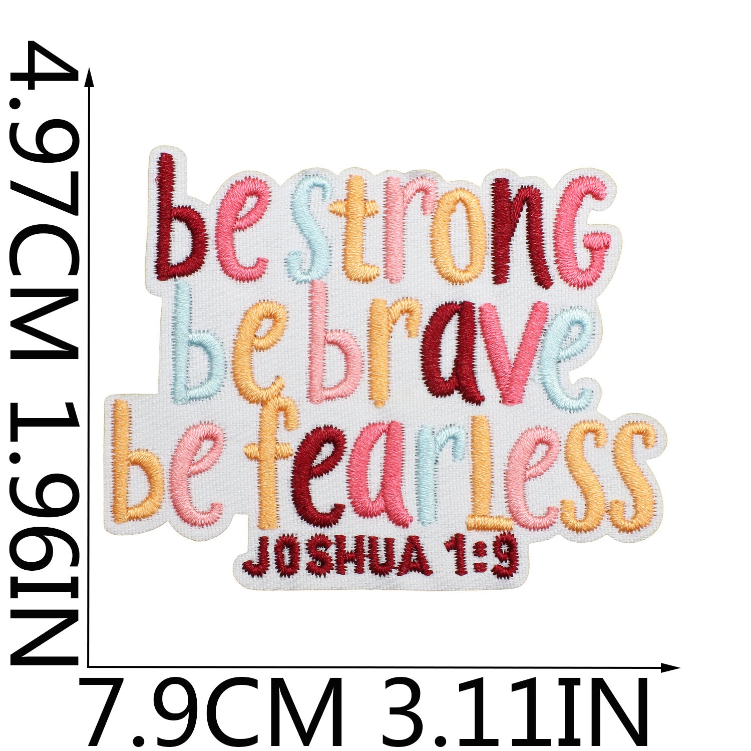 Wholesale Faith-themed embroidered cloth patch Jesus patch