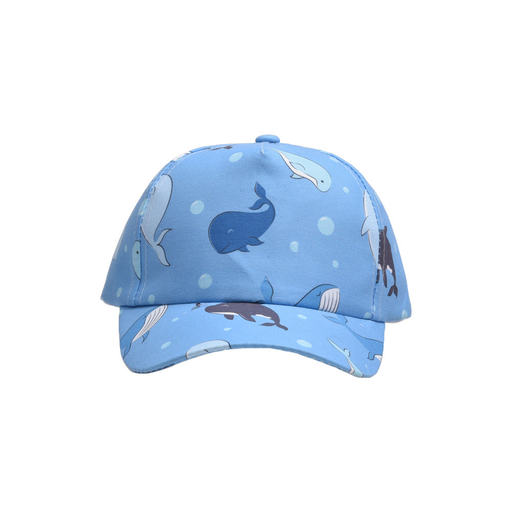 Wholesale children's hat little dinosaur small crocodile small sailing boy peaked cap baby baseball cap sun protection hat