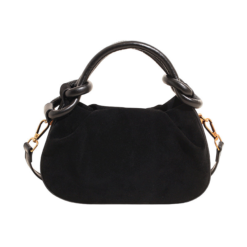 Wholesale PU leather bucket high-end versatile crossbody bag