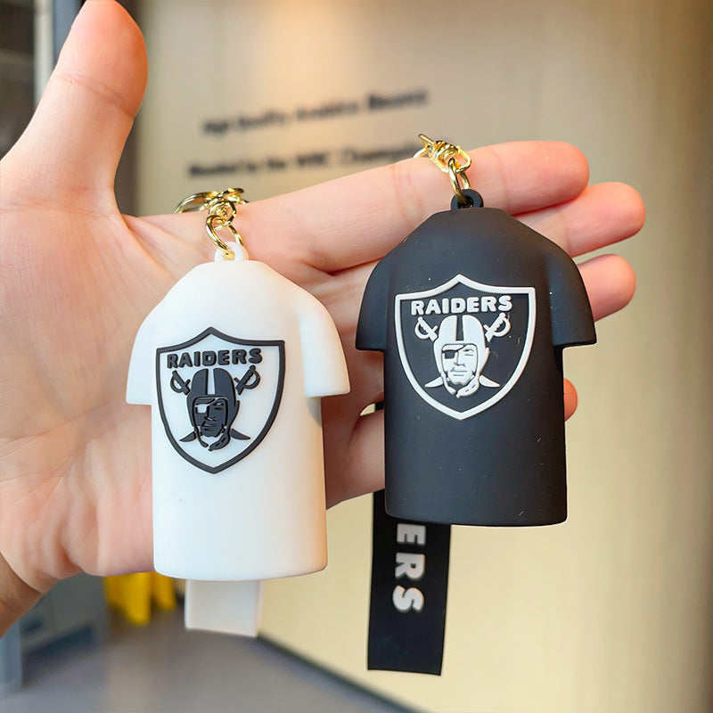 Wholesale Silicone Baseball Jersey Keychain