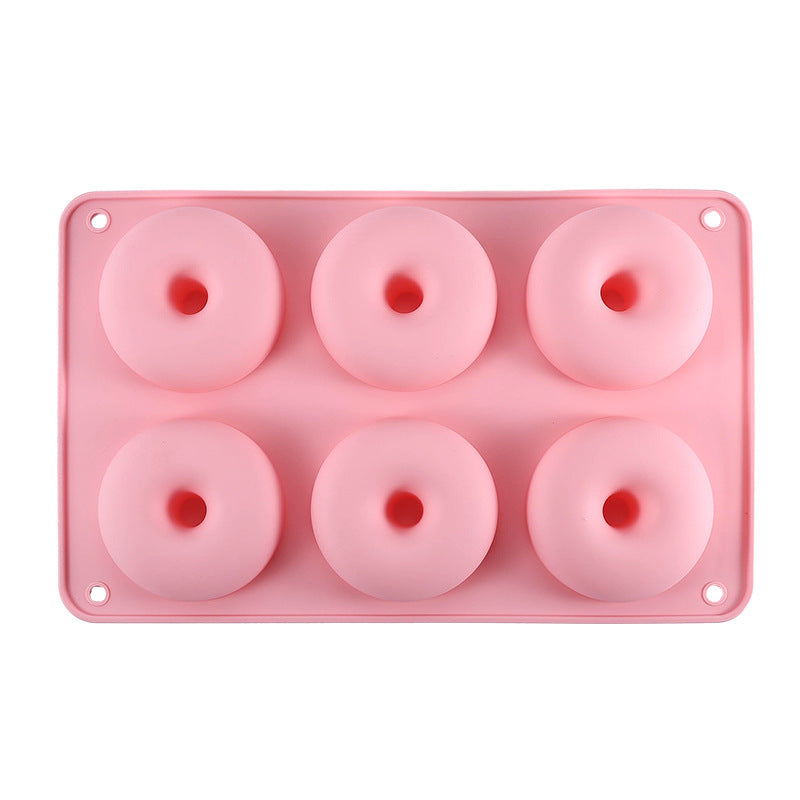 Wholesale Silicone 6-piece Donut Cake