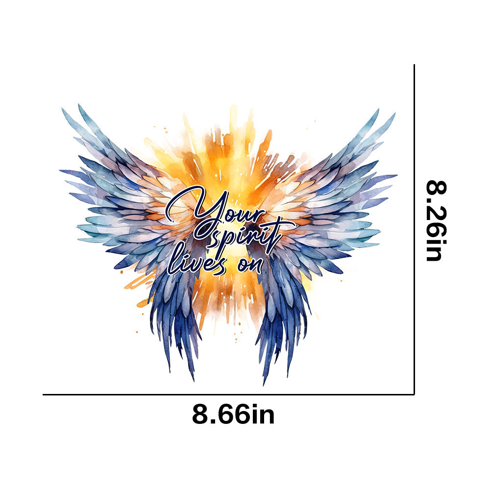 Wholesale 10pcs Angel Wings UV DTF Ready to Press Transfers Wraps