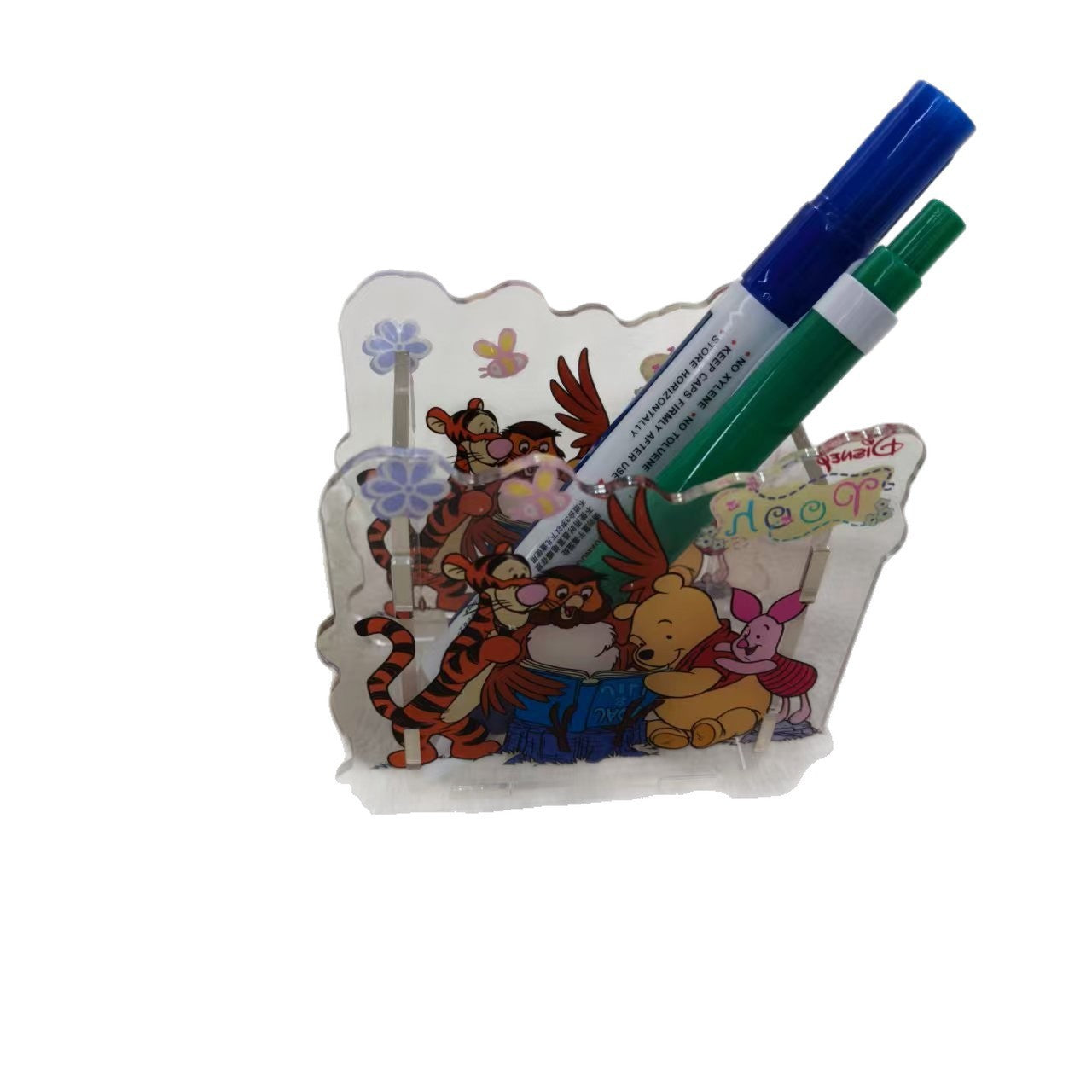 Wholesale  Creative Cute Cartoon Acrylic Pen Holder  OLY Exclusive