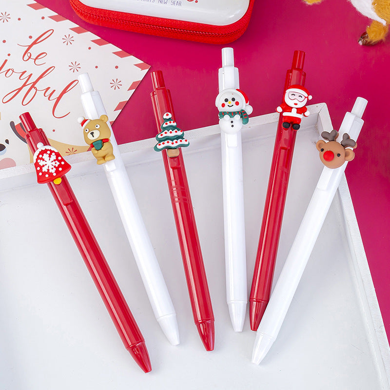 Wholesale Christmas Plastic Rollerball Pen