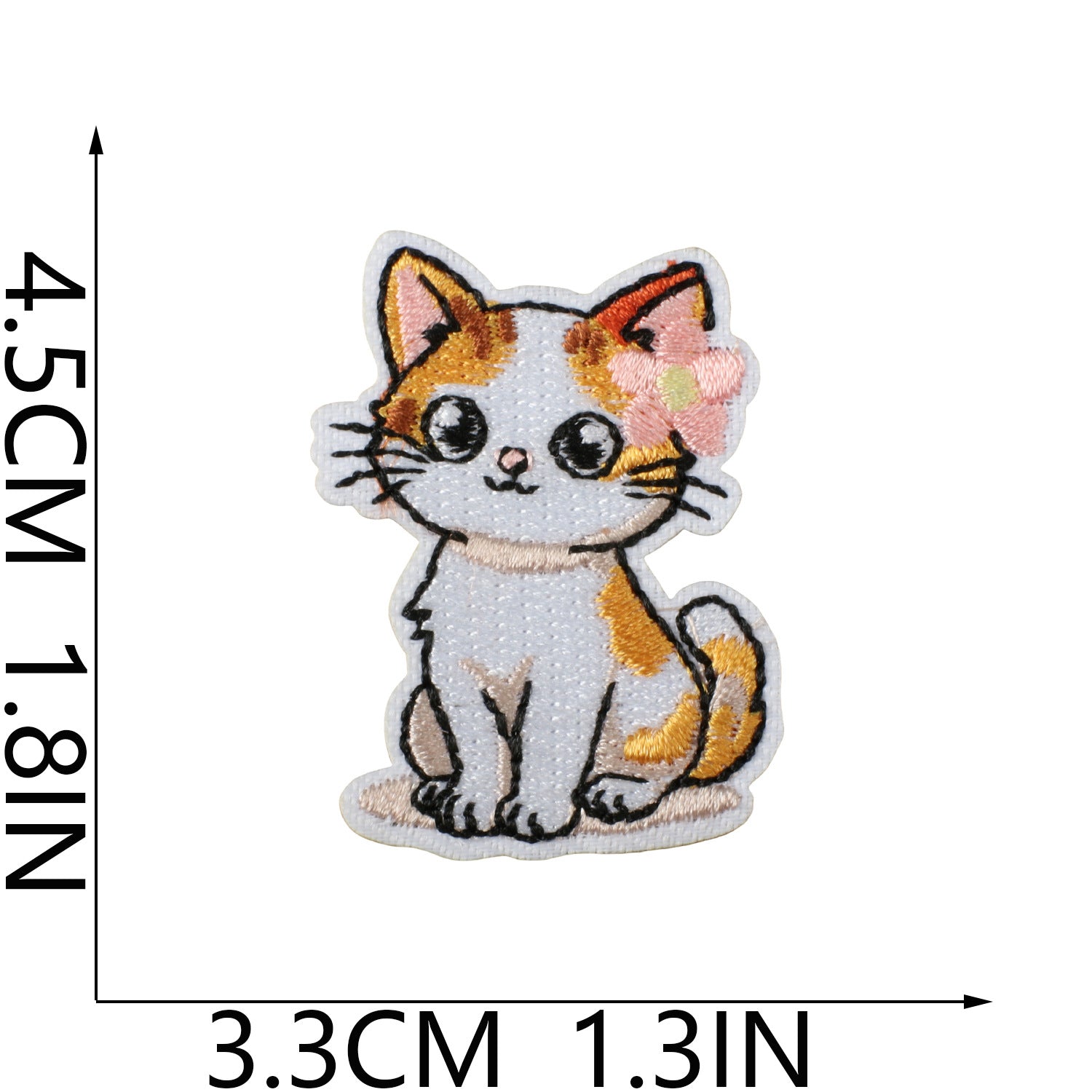 Wholesale Polyester Iron On Embroidery Patch Cat Party Cartoon Kitten Decorative Accent For Clothing Everyday Use