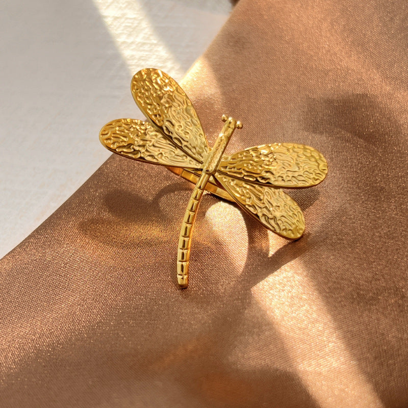 Wholesale Flower Leaf Starfish Stainless Steel Ring for Women
