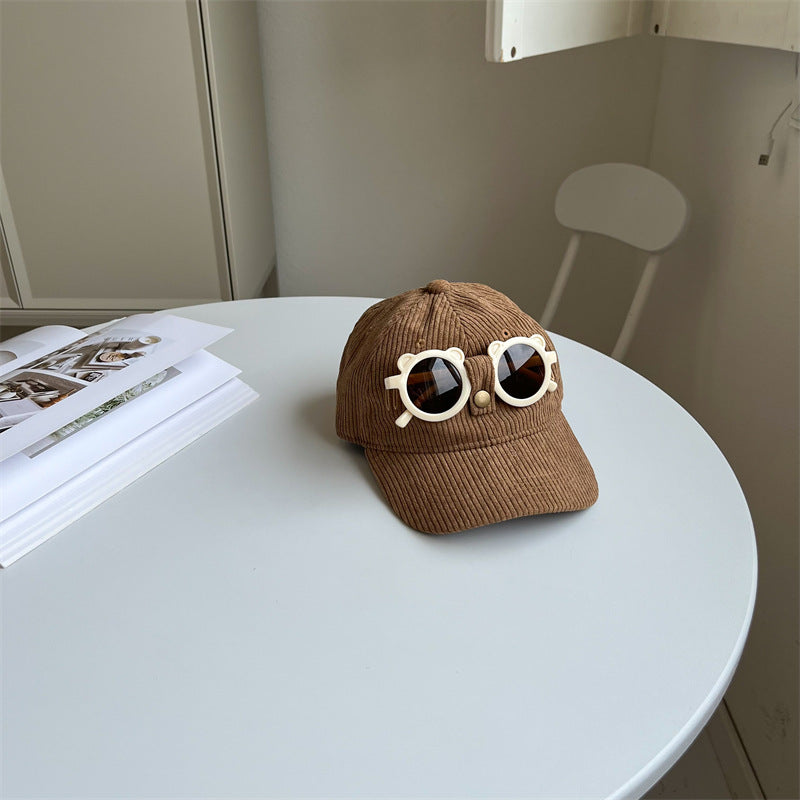 Wholesale Cotton Children's Cartoon Sunglasses Hat