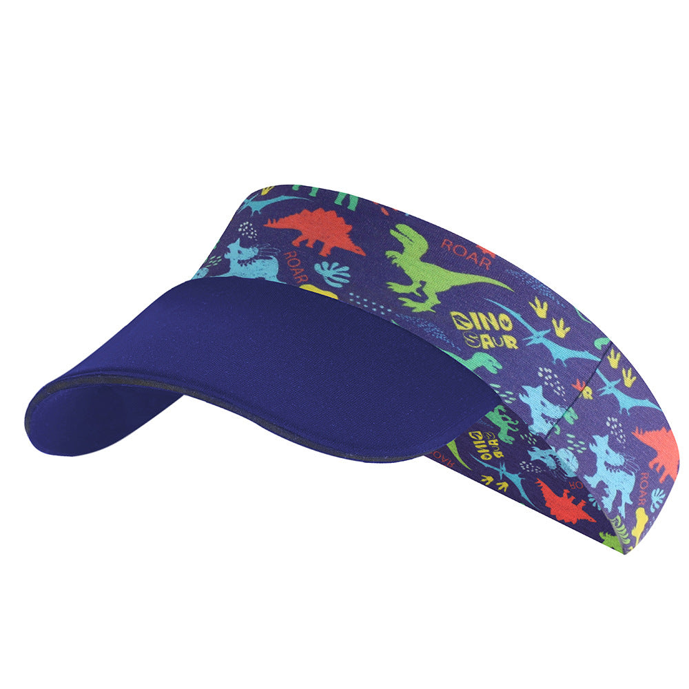 Polyester de poliéster al por mayor niños impresión de verano gorro de gorro de gorro