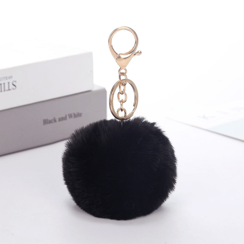 Wholesale Imitation rabbit fur ball keychain