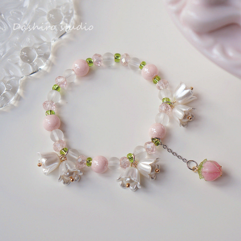 Wholesale Tulip Cat's Eye Pull Bracelet