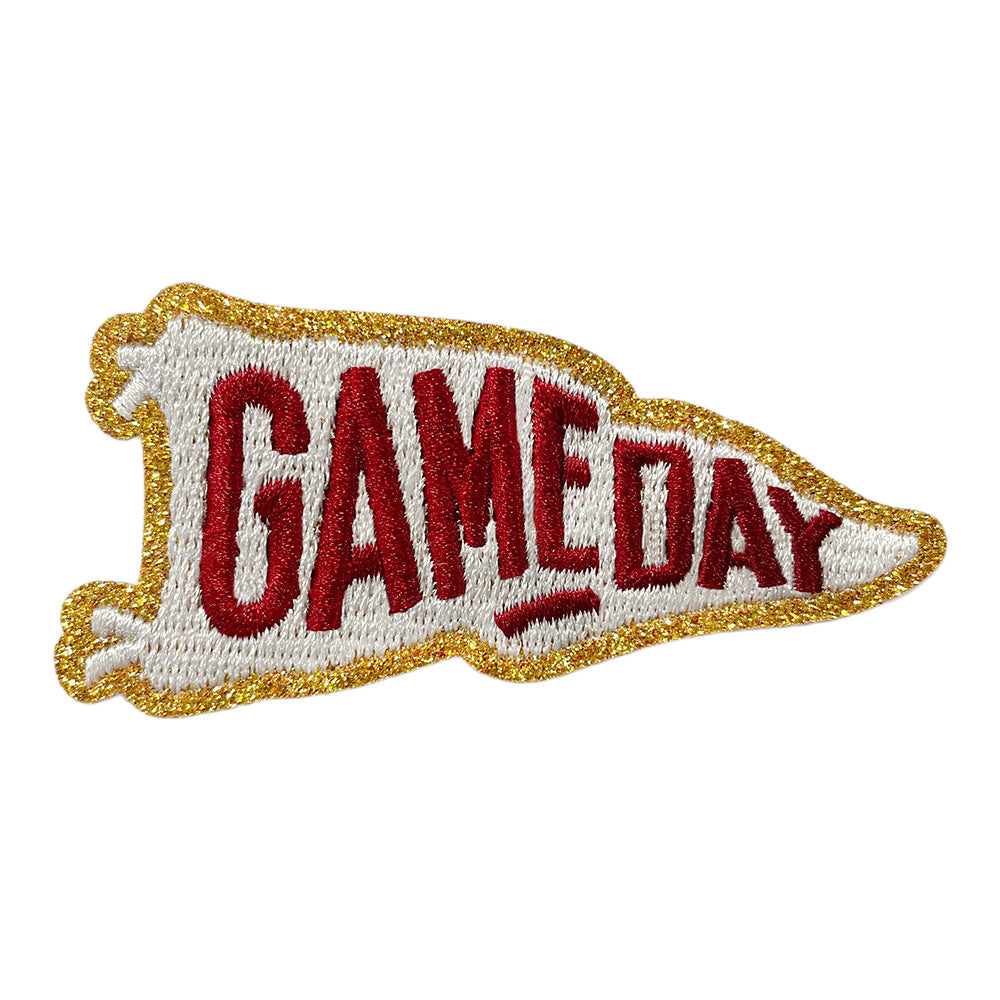 Wholesale Gameday Football Helmet Embroidered Patch Iron On Applique For ets And Clothing