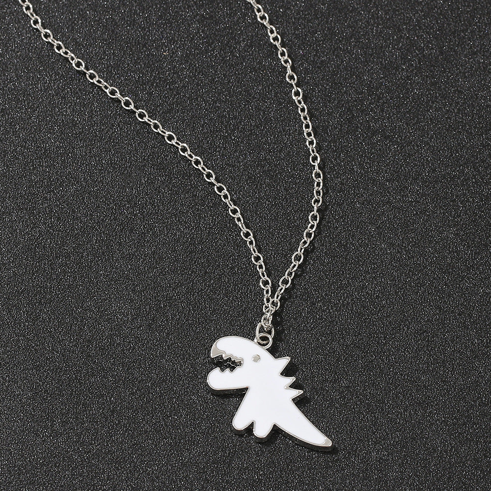Wholesale Cartoon Animal Dinosaur Pendant Long Alloy Sweater Chain
