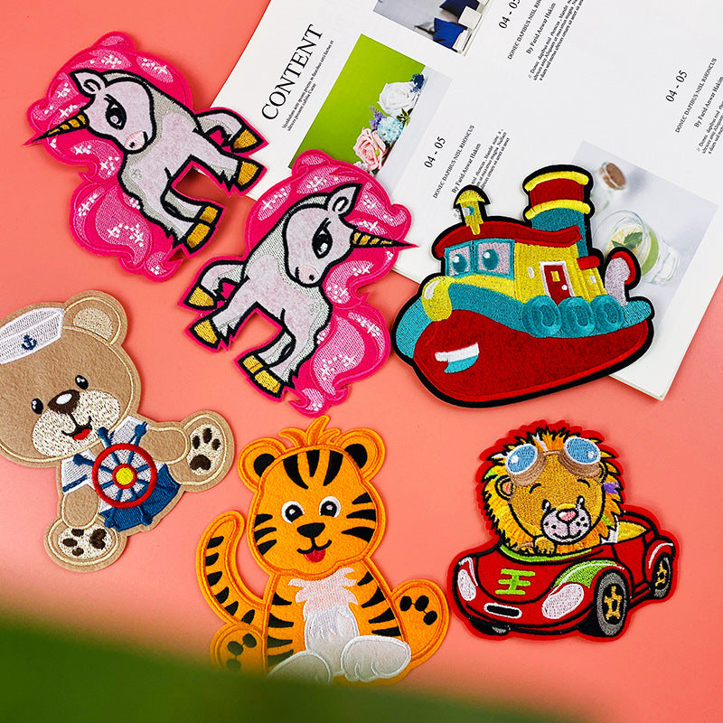 Wholesale Cartoon Dog Cute Animal Embroidery DIY Patches