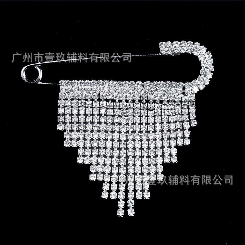 Wholesale Bow Water Diamond Crystal Chest DIY Patches