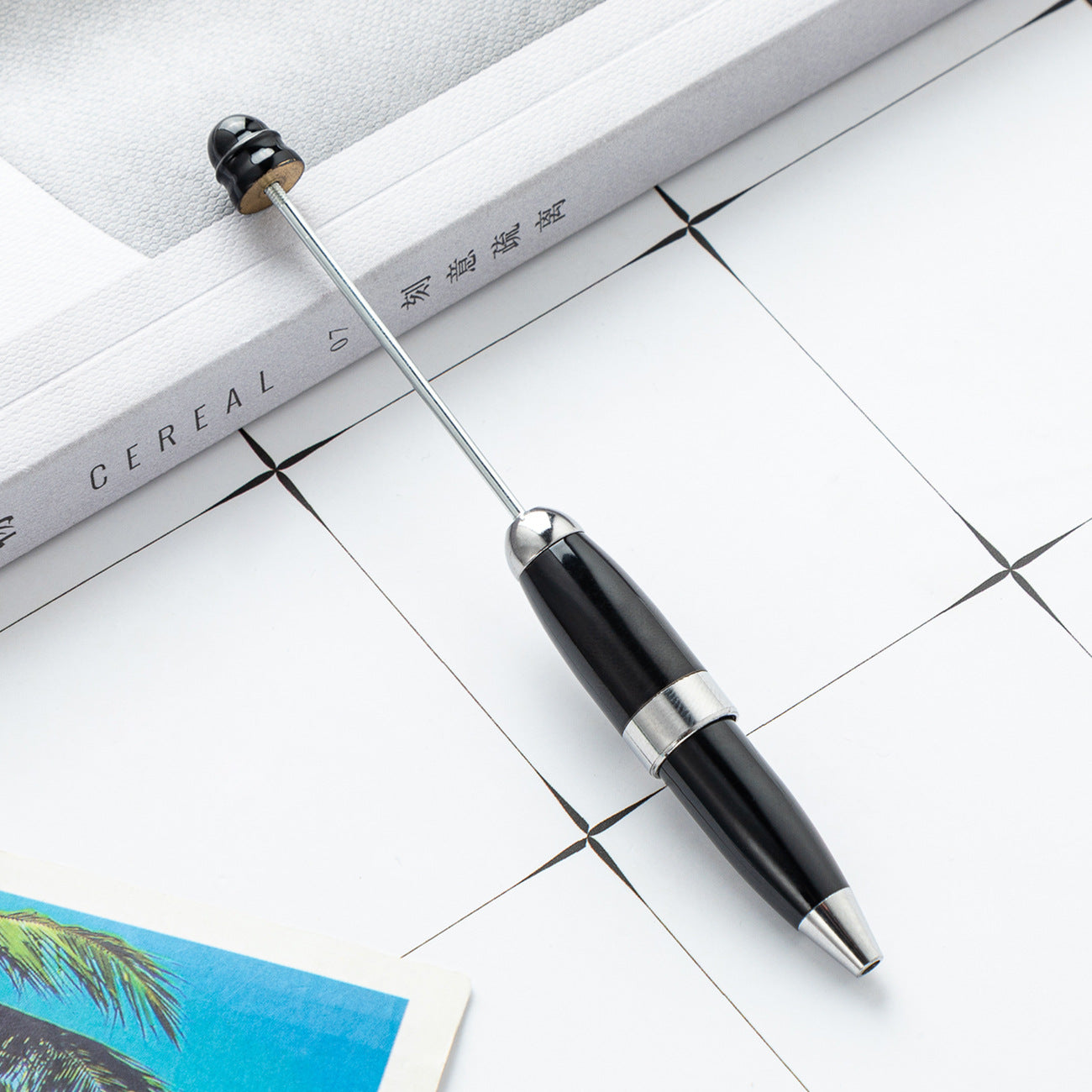 Wholesale 11.9cm Beadable Pens Portable Mini Pen Metal Pen