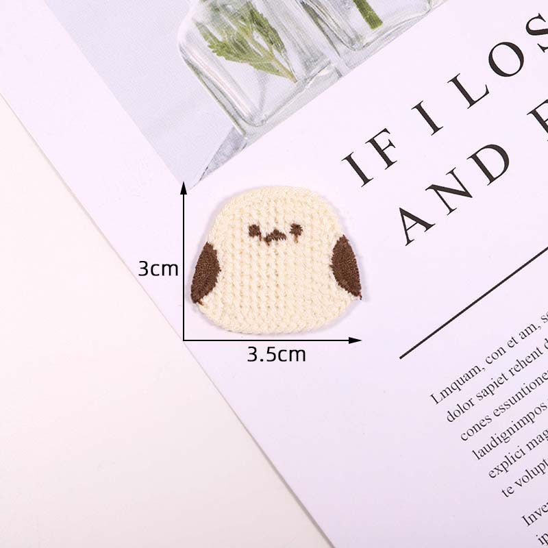 Wholesale 10pcs Cute Animal Head Cartoon Embroidery Patches