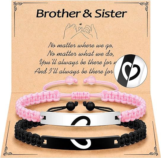 Wholesale Heart shaped black steel stainless steel curved woven adjustable bracelet