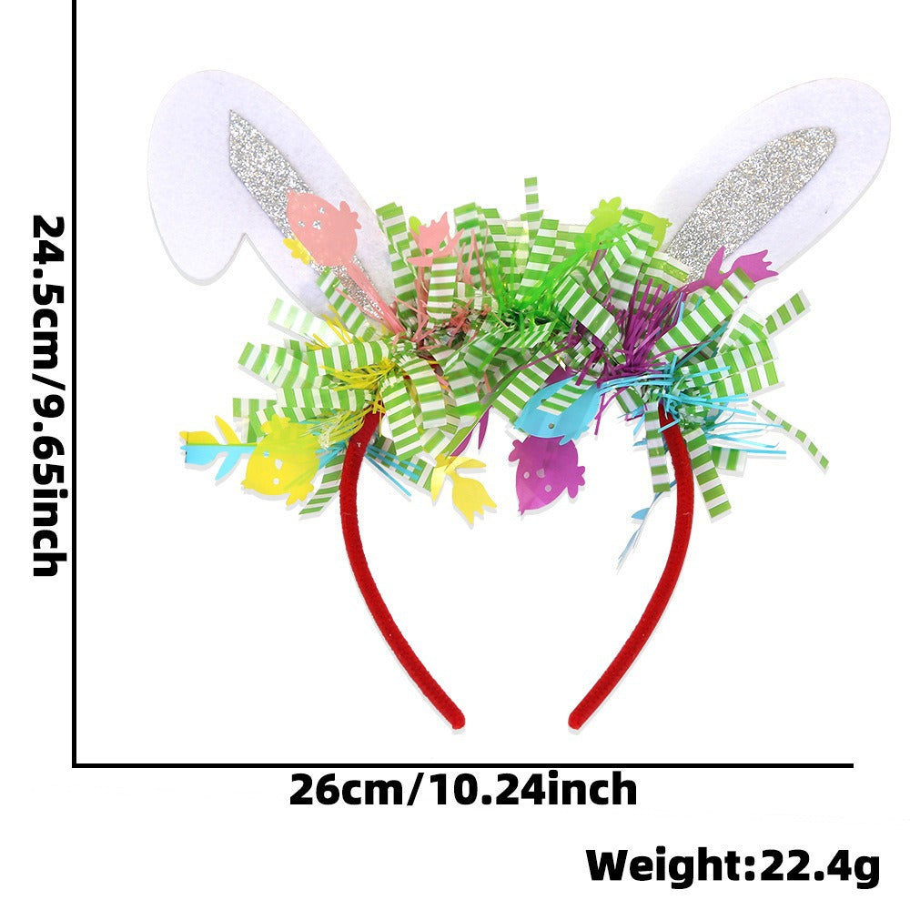 Wholesale Easter decorations holiday party party event dress up cartoon cute rabbit rabbit ears decoration headband headdress