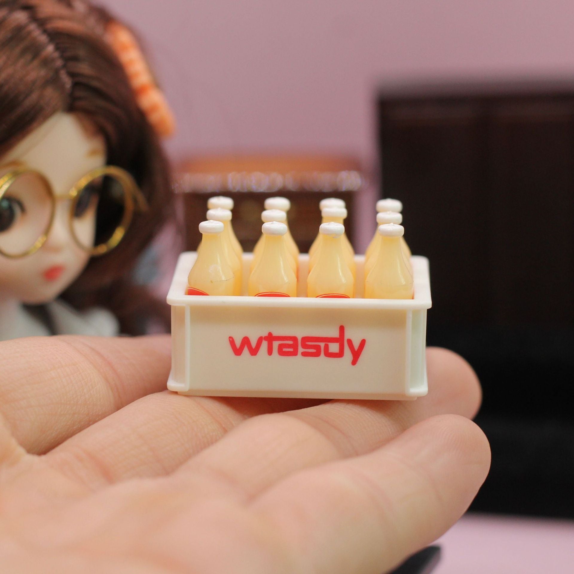 Wholesale mini simulation beer box beverage box model ornaments