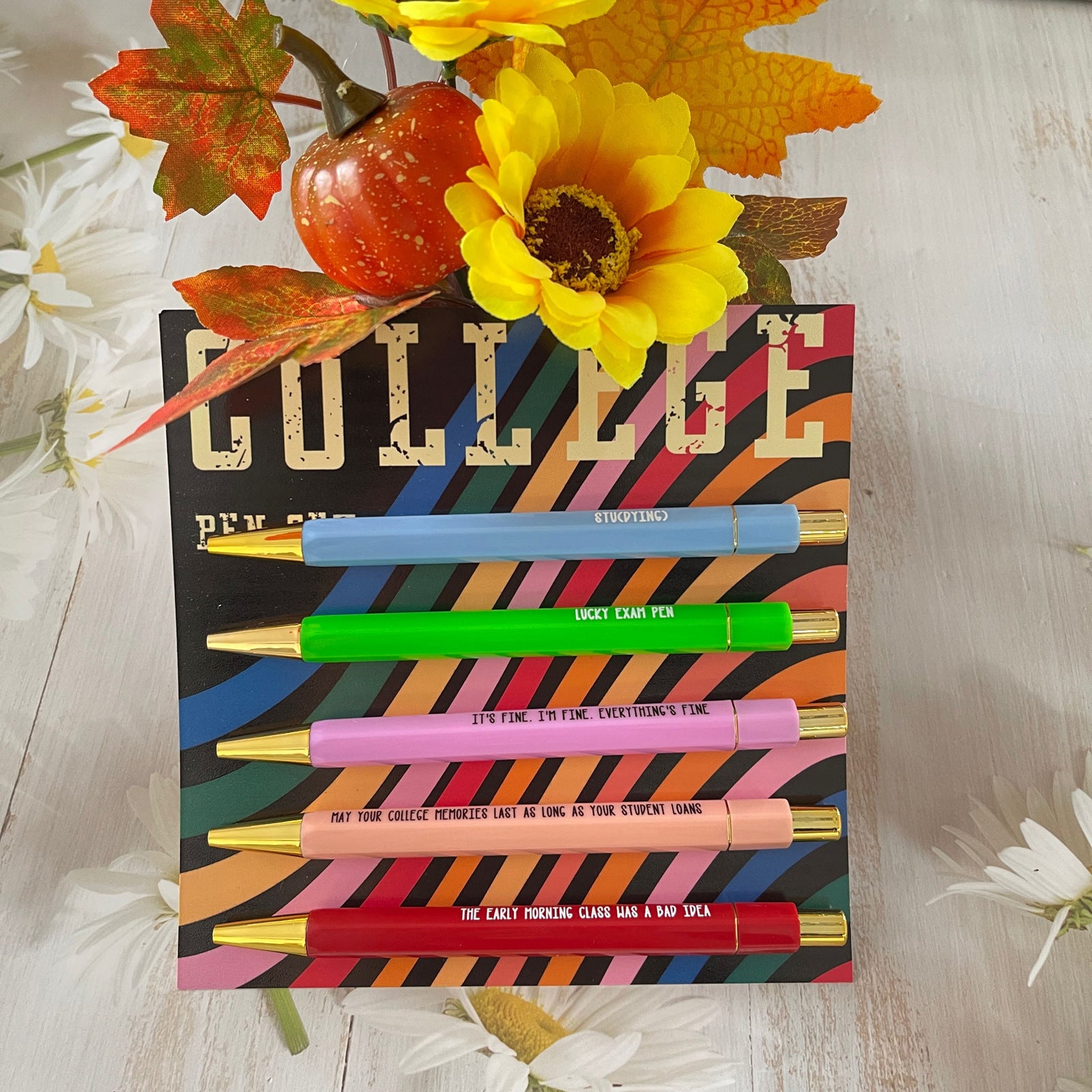 Wholesale Nurse Theme Incentive Text FUCK Plastic Pen 5 Pieces/set