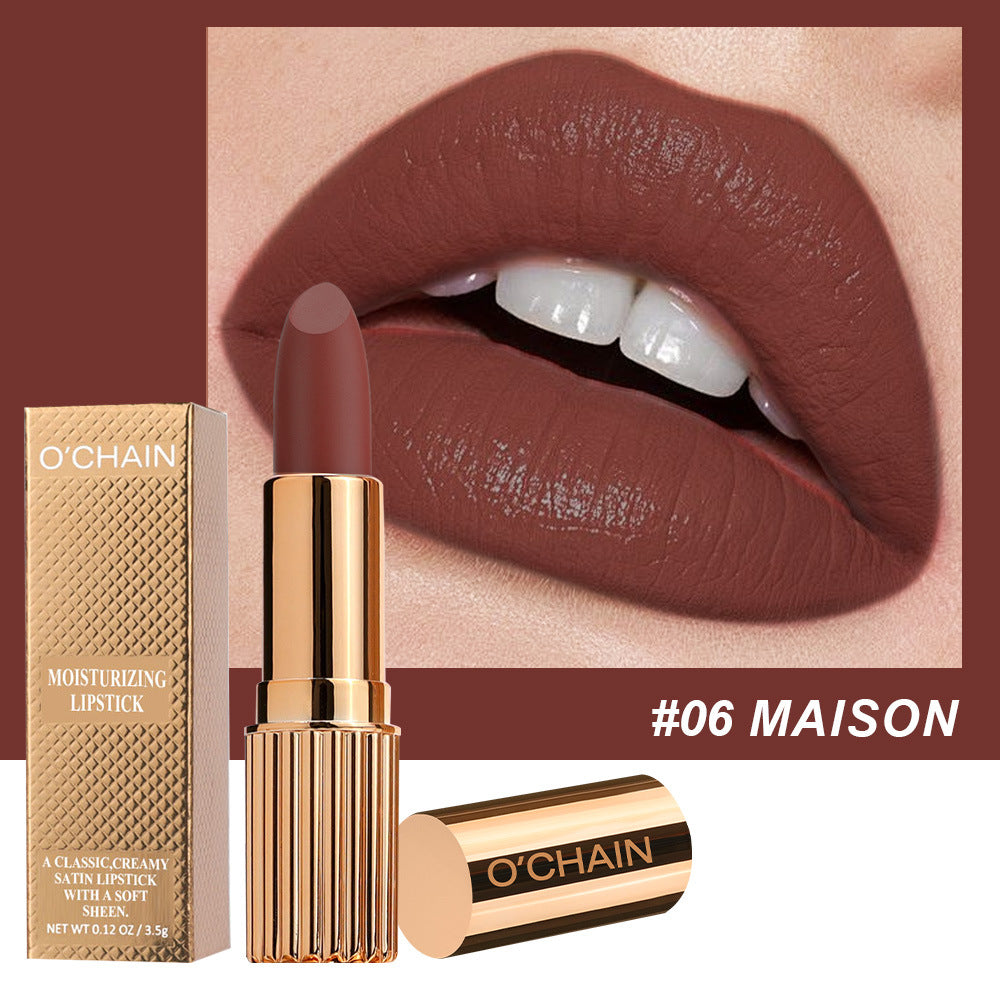 Wholesale No fading, no fading lipstick, no stain, lip plumping mirror moisturizing lipstick