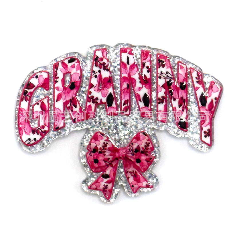 Wholesale 10 pcs/pack sequin acrylic mother series DIY accessorie