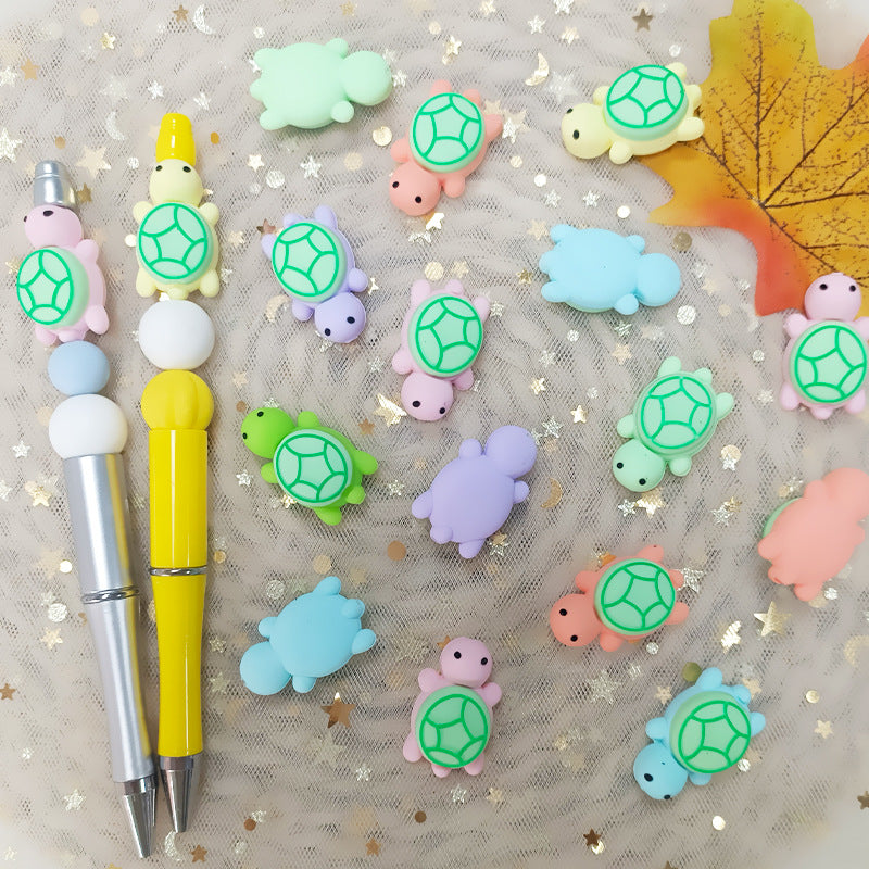 Wholesale 10pcs  Colorful turtle Focal Beads