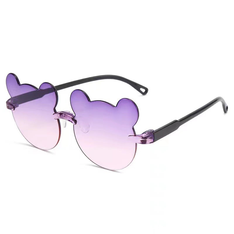 Wholesale Cute baby bear sun protection sunglasses frame