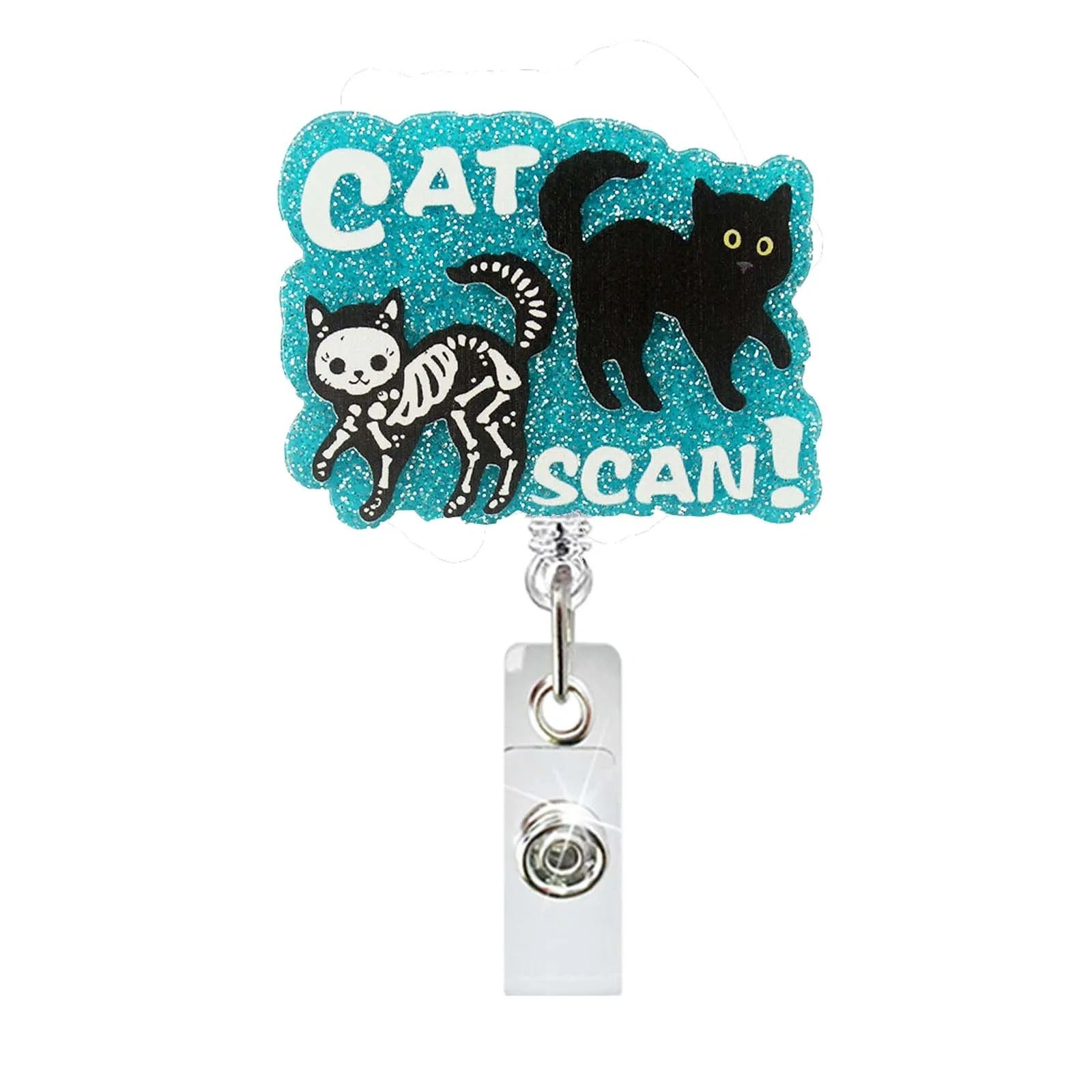 Wholesale 10pcs Acrylic Fun Badge Retractable Keychain