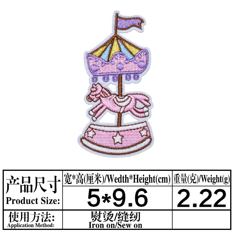 Wholesale cartoon cloth stickers cute DIY patch OLY Exclusive