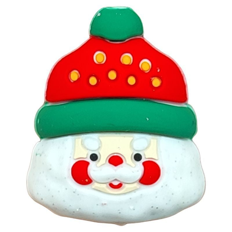 Wholesale 20pcs/psck   Christmas  silicone 3D Focal Beads