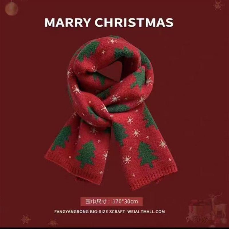 Wholesale Christmas Imitation Cashmere Scarf