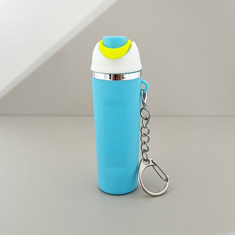 Wholesale 5pcs New Fruit Cup Keychain Backpack Pendant Lipstick