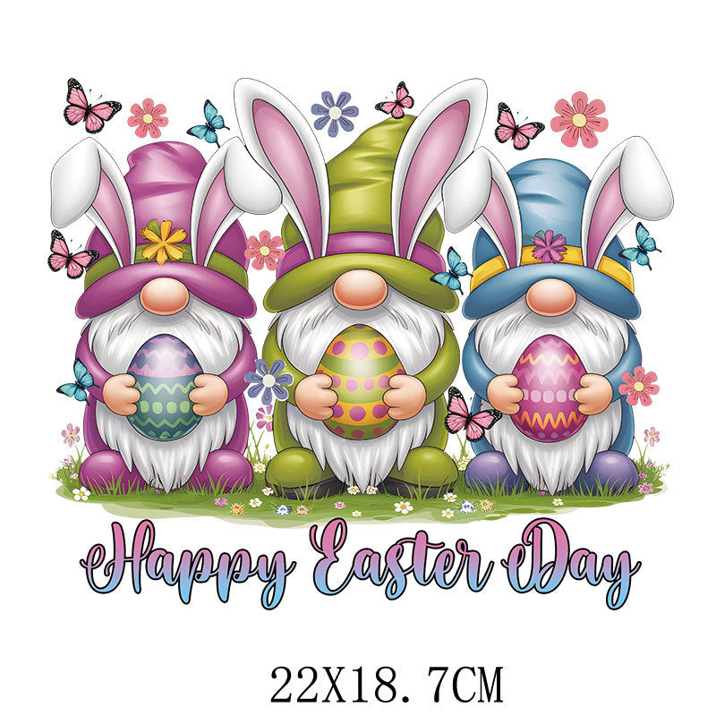 Wholesale 10pcs Easter Rabbit Radish UV DTF Ready to Press Transfers Wrap